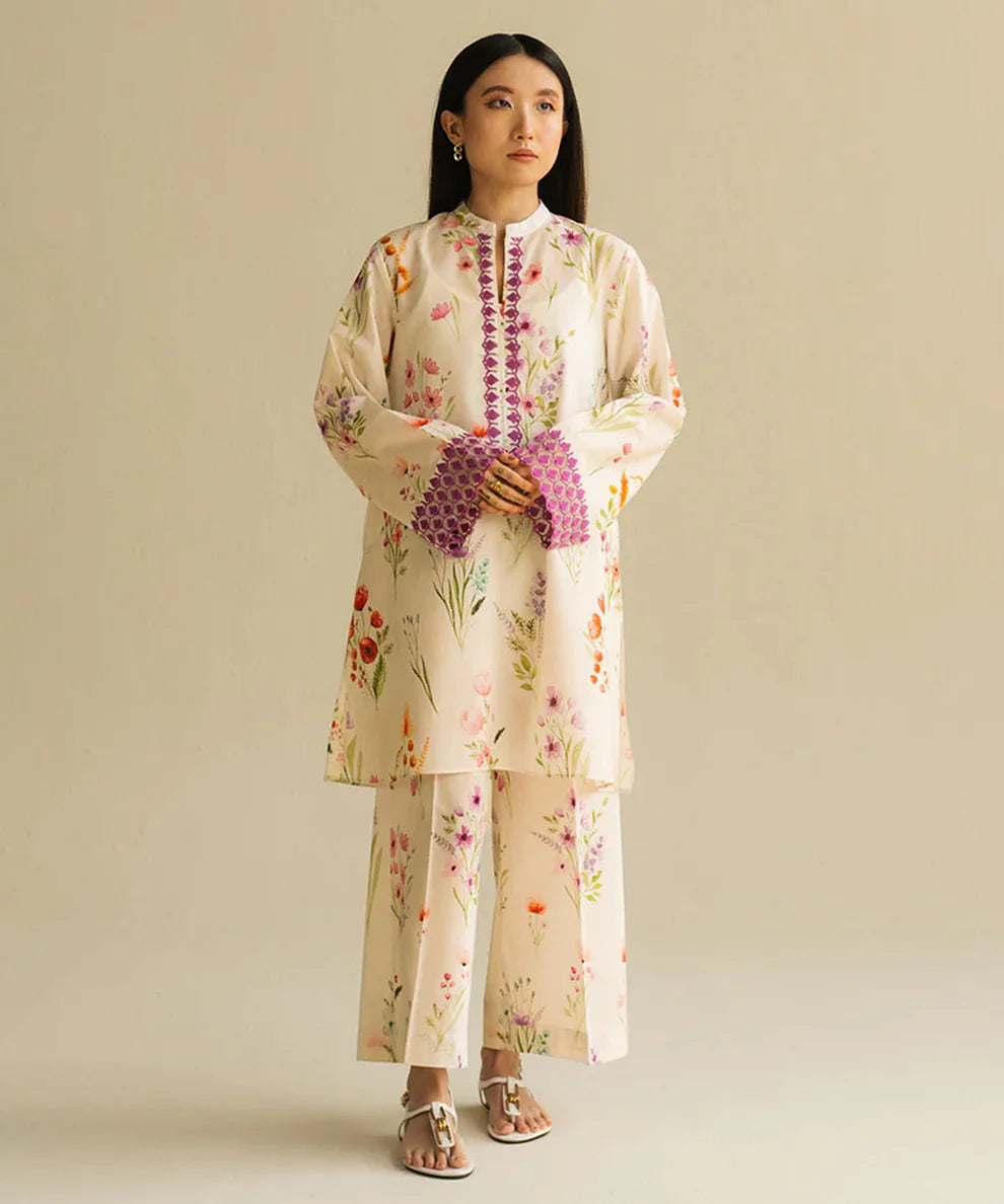 Lawn - 2PC Printed -1536