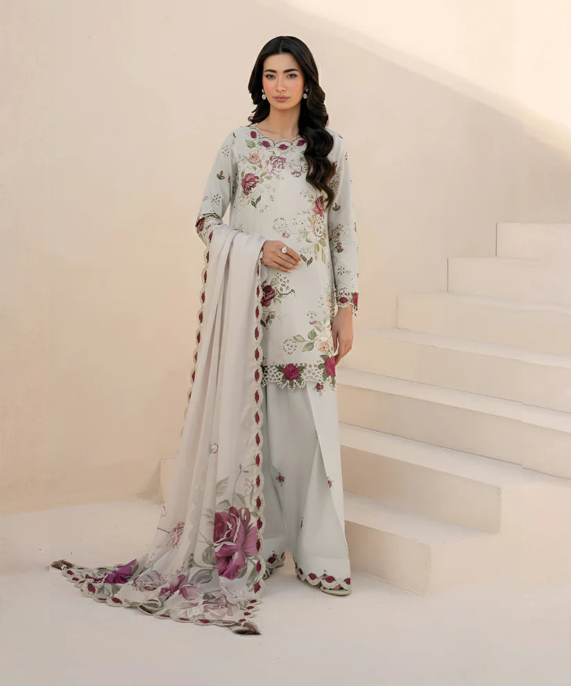 KHADDAR-3PC WITH KHADDAR PRINTED SHIRT & TROUSER-927