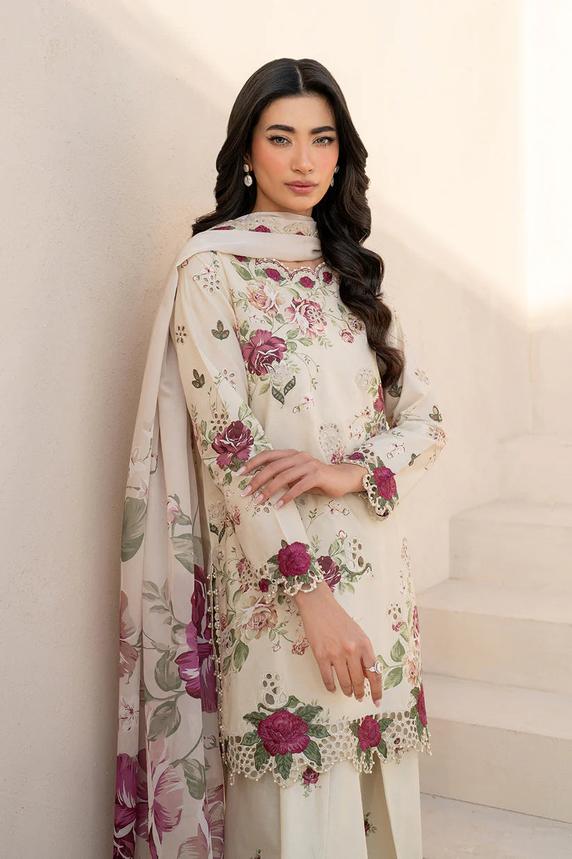 KHADDAR-3PC WITH KHADDAR PRINTED SHIRT & TROUSER-927