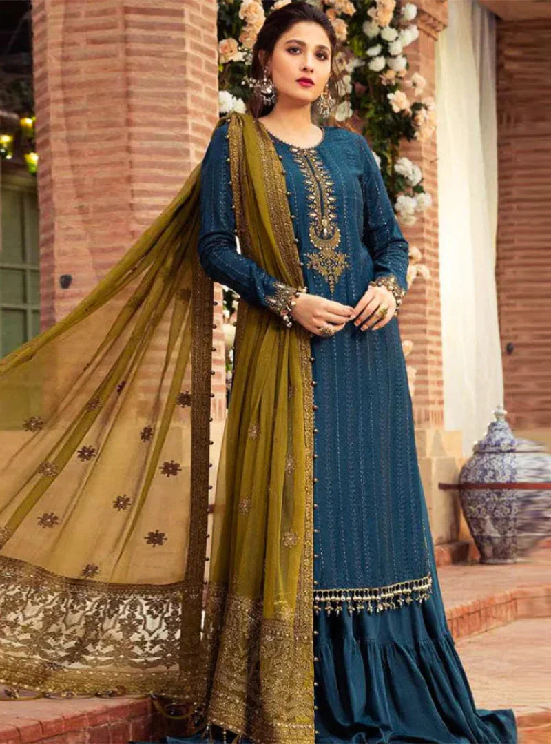 Linen 3PC Embroidered-983