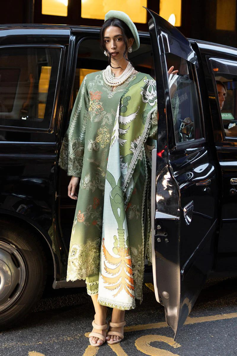 Dhanak 3PC Embroidered BN - 103