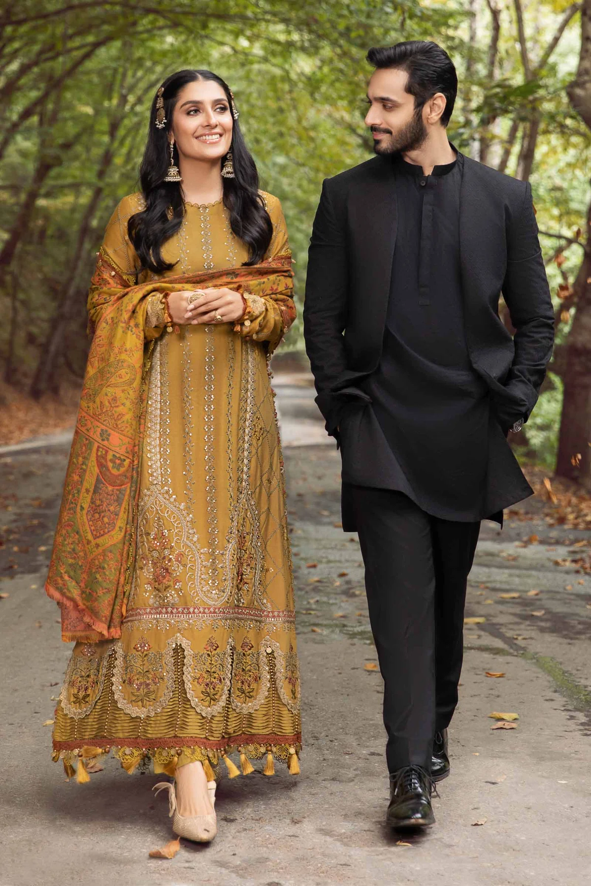 Maria B Dhanak 3PC Embroidered BN - 116