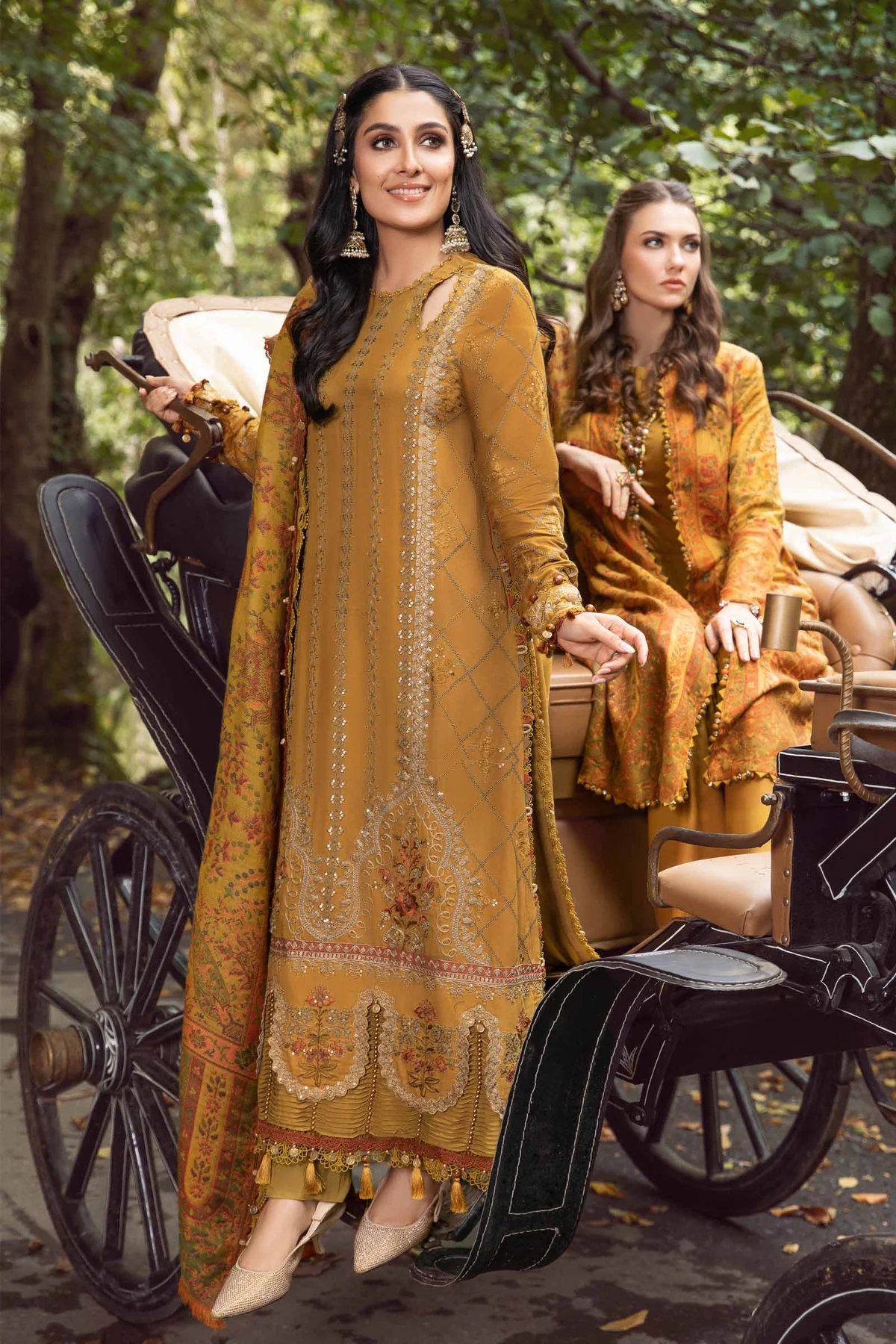 Maria B Dhanak 3PC Embroidered BN - 116