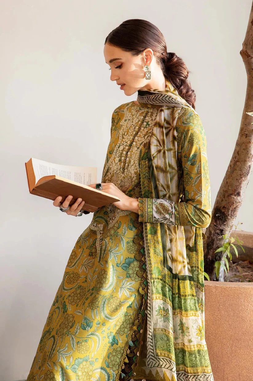 KHADDAR-3PC WITH KHADDAR PRINTED SHIRT & TROUSER-925