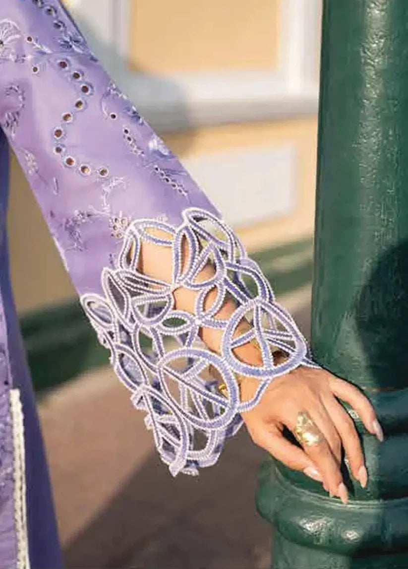 Dhanak-3PC Embroidered Shirt with Digital Printed Wool Shawl -362